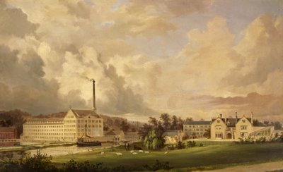 Ebley Cloth Mills, Stroud, Gloucestershire by Alfred Newland Smith